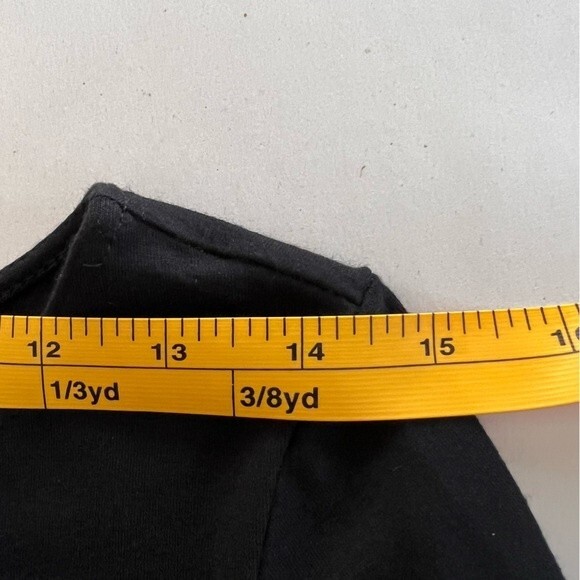 J.Jill Wearever Collection Stretch Midi Dress Jersey Knit Black Size S - Picture 9 of 12